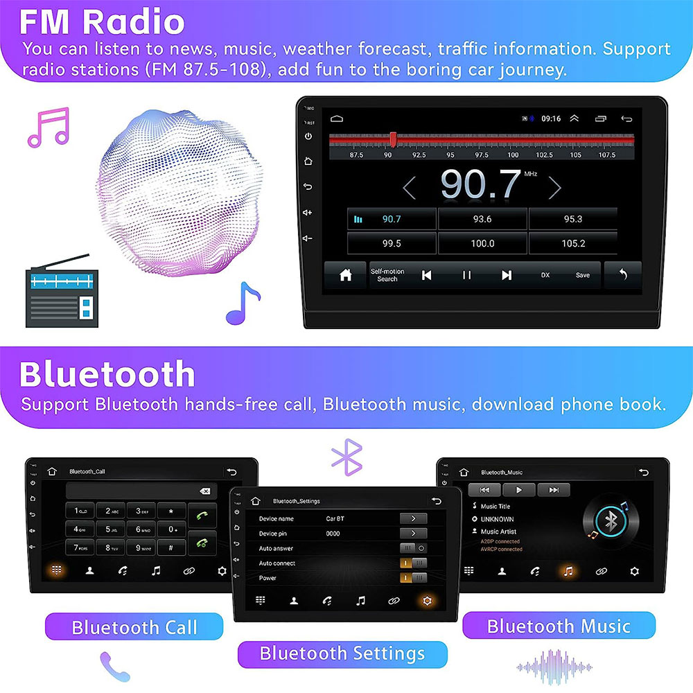 Autoradio Android 11 2 + 32 Go pour Hyundai Elantra 2011 2012 2013 avec Apple Carplay Android Auto écran tactile 9 OU 10" FM RDS HiFi Bluetooth WiFi GPS + caméra de recul et micro Dakar, Diourbel, Fatick, Kaffrine, Kédougou, Kaolack, Kolda, Louga, Matam, Saint Louis, Sédhiou, Tambacounda, Thiès, Ziguinchor