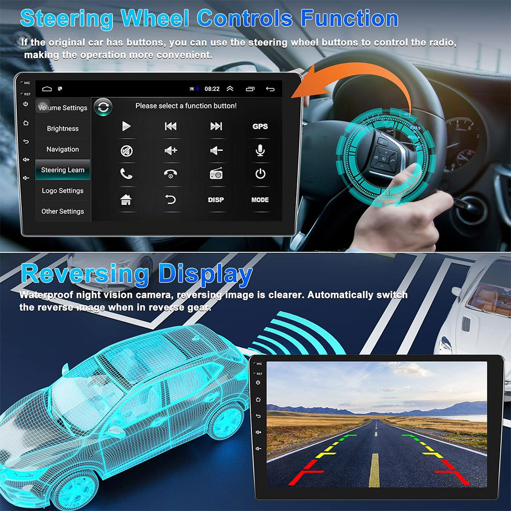 Autoradio Android 11 2 + 32 Go pour Hyundai Elantra 2011 2012 2013 avec Apple Carplay Android Auto écran tactile 9 OU 10" FM RDS HiFi Bluetooth WiFi GPS + caméra de recul et micro Dakar, Diourbel, Fatick, Kaffrine, Kédougou, Kaolack, Kolda, Louga, Matam, Saint Louis, Sédhiou, Tambacounda, Thiès, Ziguinchor