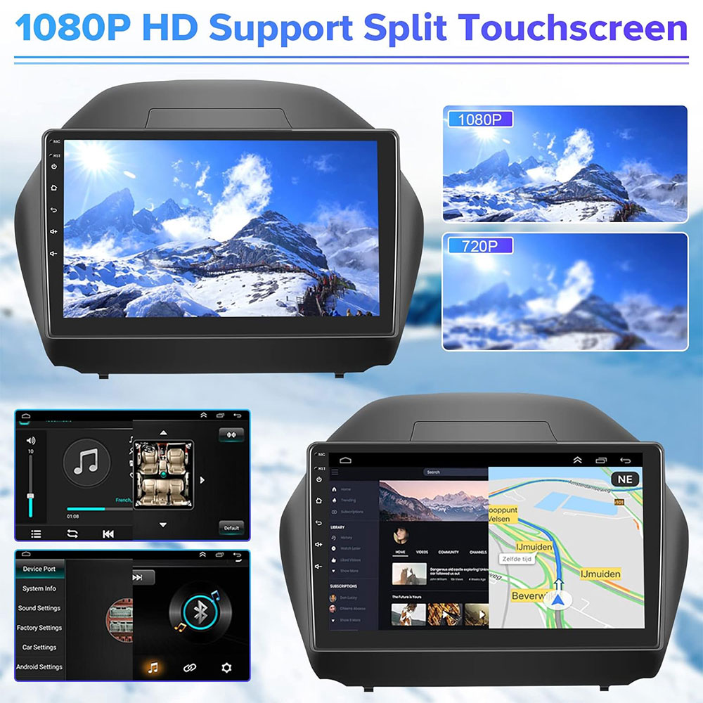 Autoradio Android 11 - 2GB+32G pour Hyundai Tucson 2010-2015 CarPlay Stereo et Android Auto sans fil avec Android Auto, Ecran 9 et 10 GPS Bluetooth HiFi WiFi et Caméra de recul Dakar, Diourbel, Fatick, Kaffrine, Kédougou, Kaolack, Kolda, Louga, Matam, Saint Louis, Sédhiou, Tambacounda, Thiès, Ziguinchor