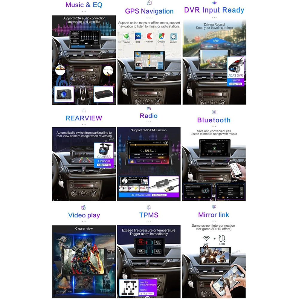 Autoradio Android 11 Pour KIA Sorento 2009-2012 - Navigation GPS Stéréo Radio WiFi 4G Bluetooth Commande au Volant Caméra de recul 2G + 32G Dakar, Diourbel, Fatick, Kaffrine, Kédougou, Kaolack, Kolda, Louga, Matam, Saint Louis, Sédhiou, Tambacounda, Thiès, Ziguinchor