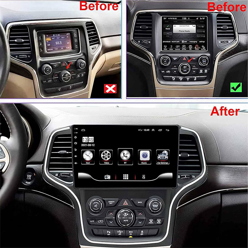 Autoradio Android 11 pour Jeep Grand Cherokee 2014-2022, 2gb de ram et 32gb de rom, Lecteur Multimédia de Voiture Navigateur GPS Écran Tactile 9 ou 10 Pouces avec Caméra de Recul Dakar, Diourbel, Fatick, Kaffrine, Kédougou, Kaolack, Kolda, Louga, Matam, Saint Louis, Sédhiou, Tambacounda, Thiès, Ziguinchor