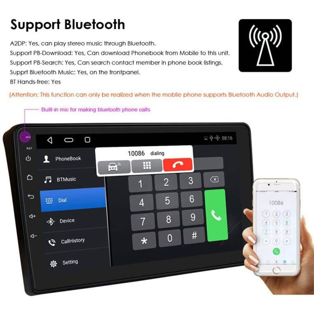 Autoradio Android pour Kia Soul 2009-2013 avec Navigation GPS Écran Tactile de 9 à 10 pouces - Carplay et Android Auto - Stéréo Bluetooth WiFi USB Camera de recul - 2GB+32G Dakar, Diourbel, Fatick, Kaffrine, Kédougou, Kaolack, Kolda, Louga, Matam, Saint Louis, Sédhiou, Tambacounda, Thiès, Ziguinchor