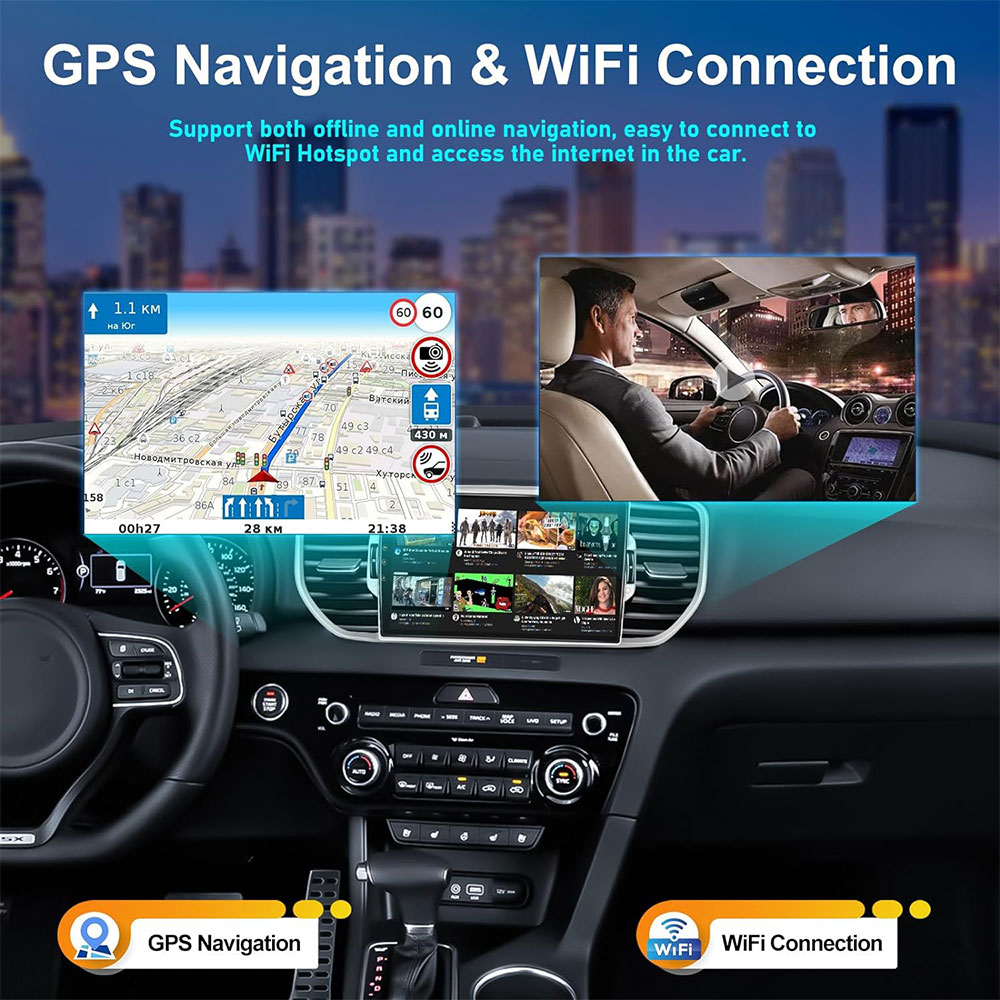 Autoradio Android pour Kia Sportage KX5 2017-2019 - Android 11 avec navigation GPS HiFi Bluetooth FM 9 ou 10" Écran tactile avec caméra de recul Dakar, Diourbel, Fatick, Kaffrine, Kédougou, Kaolack, Kolda, Louga, Matam, Saint Louis, Sédhiou, Tambacounda, Thiès, Ziguinchor