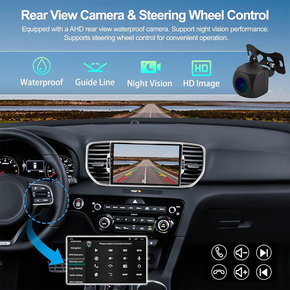 Autoradio Android pour Kia Sportage KX5 2017-2019 - Android 11 avec navigation GPS HiFi Bluetooth FM 9 ou 10" Écran tactile avec caméra de recul Dakar, Diourbel, Fatick, Kaffrine, Kédougou, Kaolack, Kolda, Louga, Matam, Saint Louis, Sédhiou, Tambacounda, Thiès, Ziguinchor
