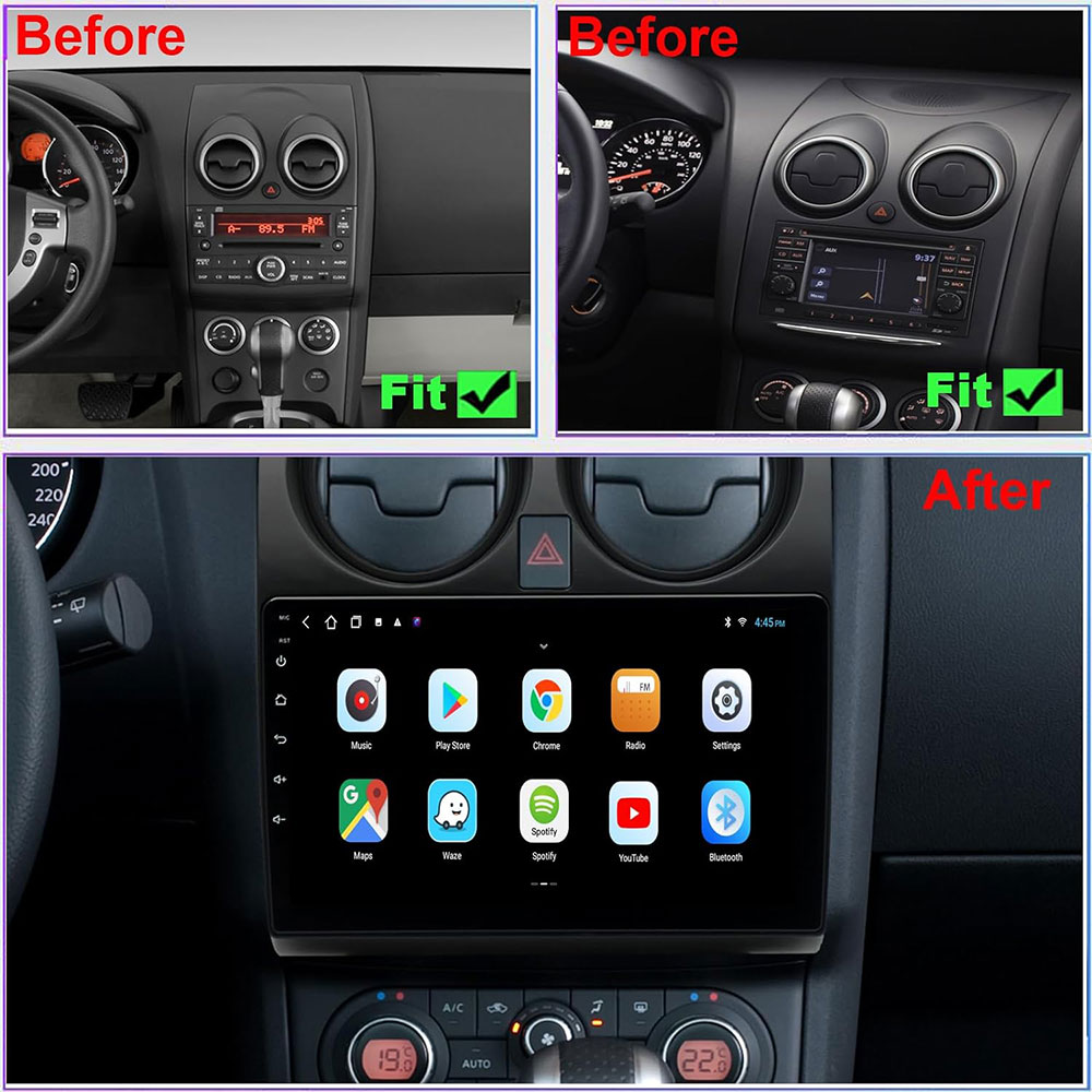 Autoradio Android pour Nissan Rogue 2008-2015 Écran tactile HD, Contrôle du volant intégré carplay sans fil Android Auto Caméra de recul - 2GB RAM + 32GB ROM Dakar, Diourbel, Fatick, Kaffrine, Kédougou, Kaolack, Kolda, Louga, Matam, Saint Louis, Sédhiou, Tambacounda, Thiès, Ziguinchor