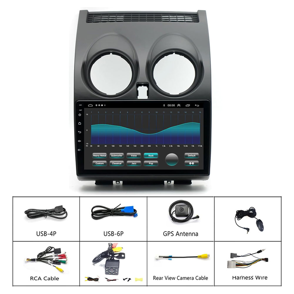Autoradio Android pour Nissan Rogue 2008-2015 Écran tactile HD, Contrôle du volant intégré carplay sans fil Android Auto Caméra de recul - 2GB RAM + 32GB ROM Dakar, Diourbel, Fatick, Kaffrine, Kédougou, Kaolack, Kolda, Louga, Matam, Saint Louis, Sédhiou, Tambacounda, Thiès, Ziguinchor