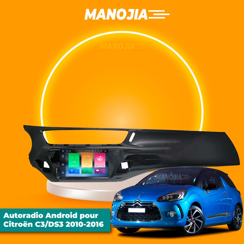 Autoradio Android pour Citroën C3/DS3 2010-2016