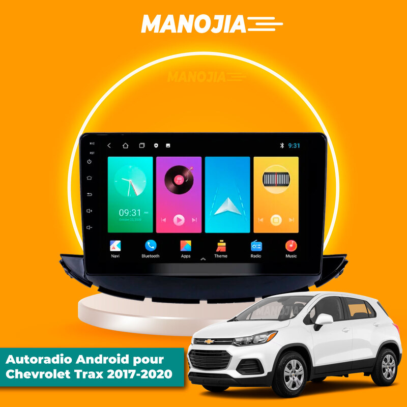 Autoradio Android pour Chevrolet-TRAX-2017-2020