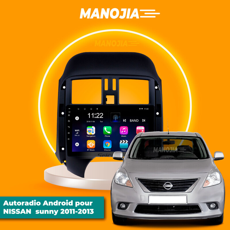 Autoradio Android pour NISSAN sunny 2011-2013