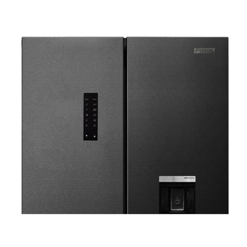 REFRIGERATEUR FINIX SIDE BY SIDE 620L 4PORTES NOFROST AVEC FONTAINE GRIS 620