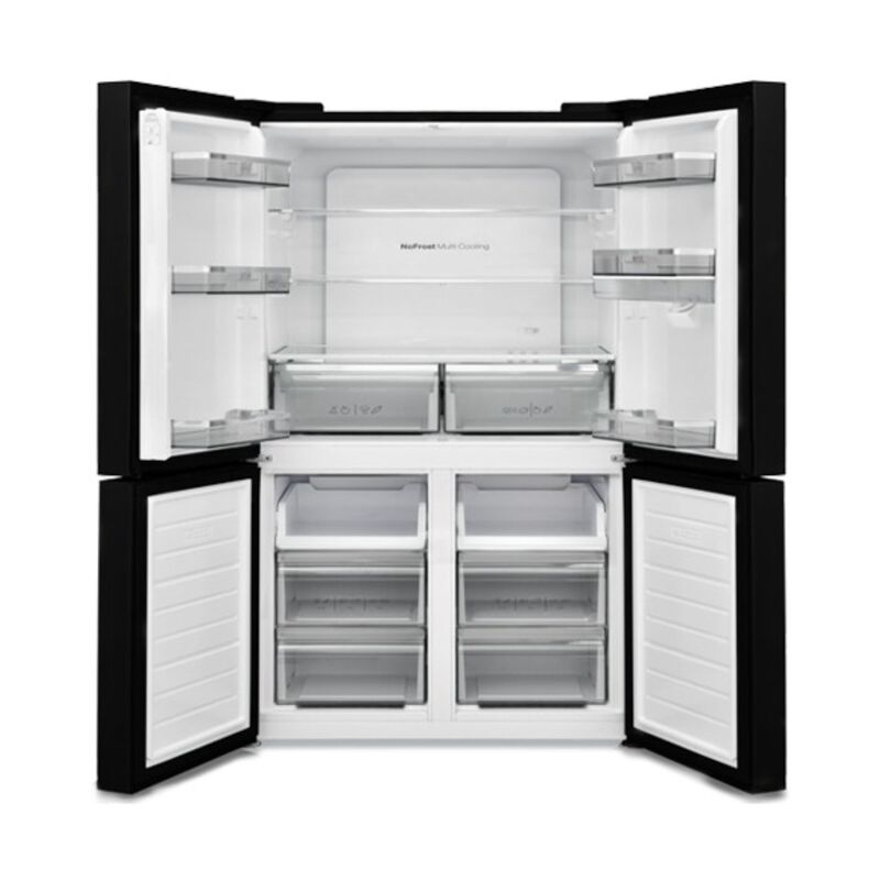 REFRIGERATEUR FINIX SIDE BY SIDE 620L 4PORTES NOFROST AVEC FONTAINE GRIS 620