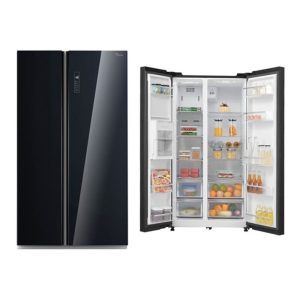 REFRIGERATEUR MIDEA SIDE BY SIDE 2PORTES 710LITRES NOIR 710FGF22