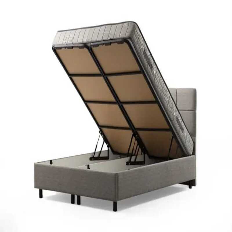 CHAMBRE A COUCHER 6BATTANTS 4PIECES GRIS CLAIR-DORE LOGAN