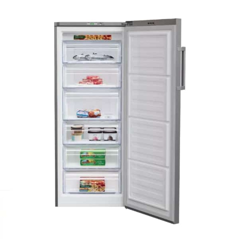 CONGELATEUR BEKO VERTICAL 6TIROIRS PLAQ ALU SILVER RFSE300S