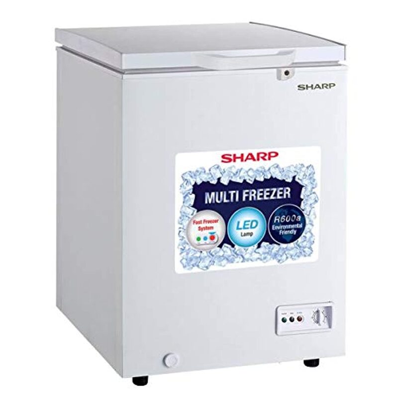 CONGELATEUR SHARP HORIZONTAL 130LITRES BLANC SCF-K130X-SL2
