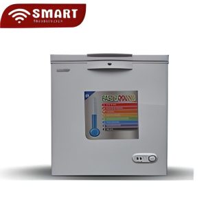 CONGELATEUR SMART TECHNOLOGY HORIZONTAL 230LITRES AVEC VITRE SILVER STCC-230