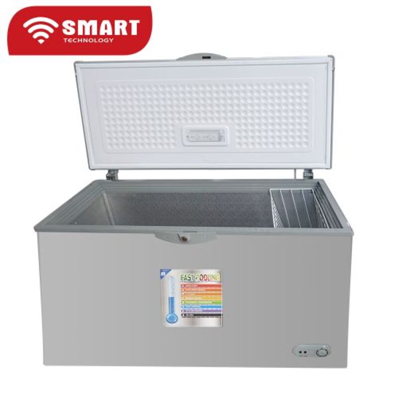 CONGELATEUR SMART TECHNOLOGY HORIZONTAL 300LITRES SILVER STCC-275