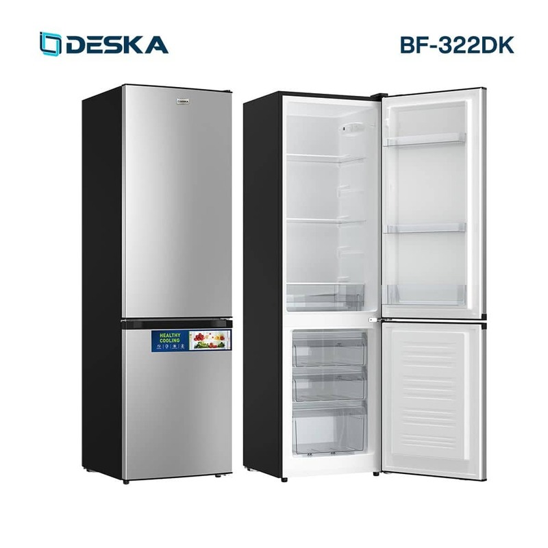 REFRIGERATEUR DESKA COMBINE 3TIROIRS SILVER BF-322DK