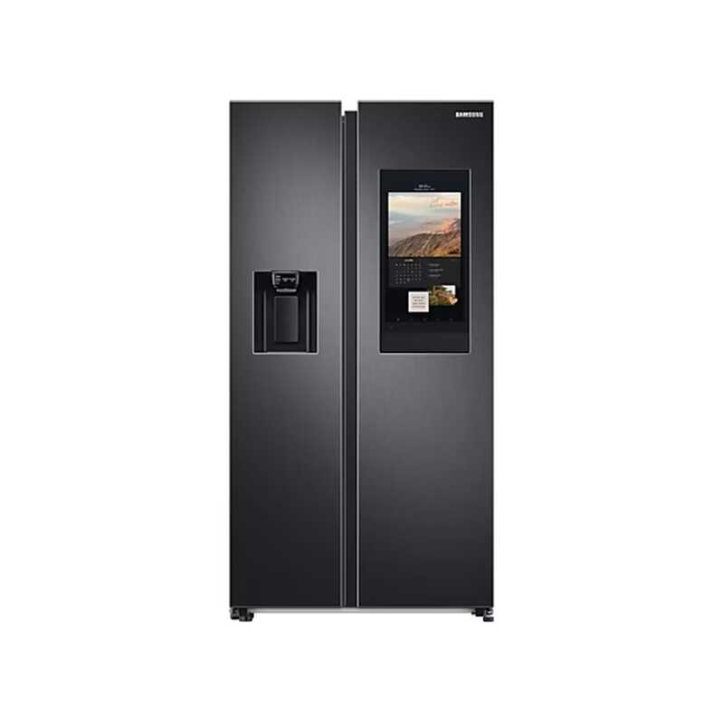 REFRIGERATEUR SAMSUNG SIDE BY SIDE FAMILY 2PORTES AVEC DIST, GLACON ET ECRAN NOIR RS6HA8891B1