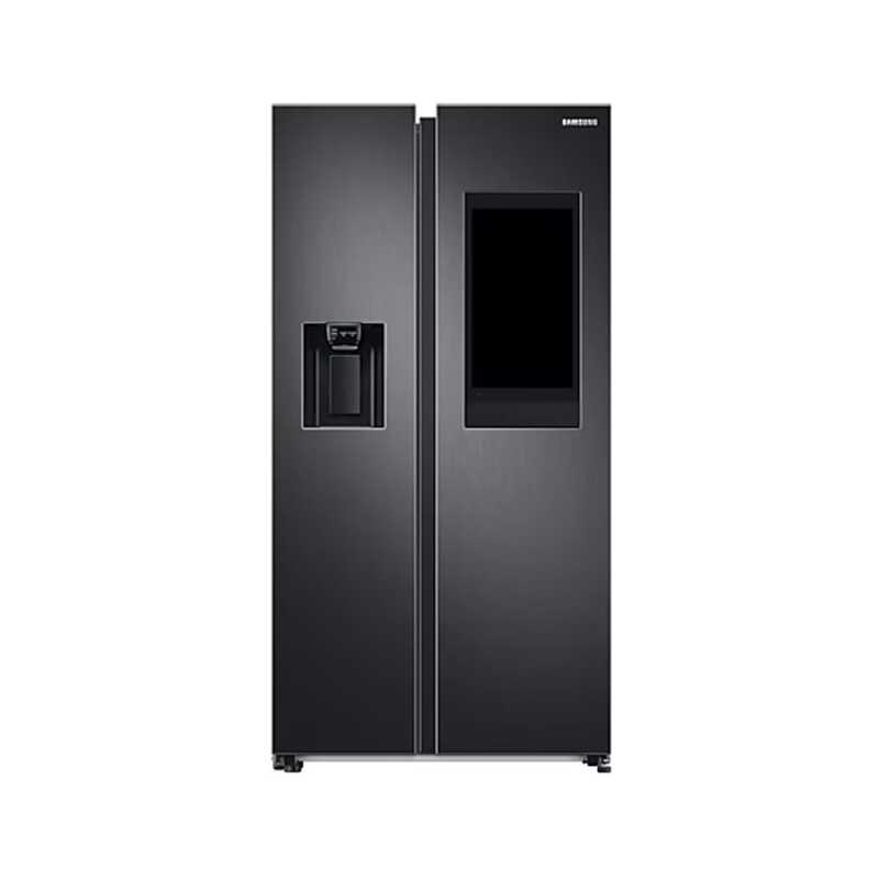 REFRIGERATEUR SAMSUNG SIDE BY SIDE FAMILY 2PORTES AVEC DIST, GLACON ET ECRAN NOIR RS6HA8891B1