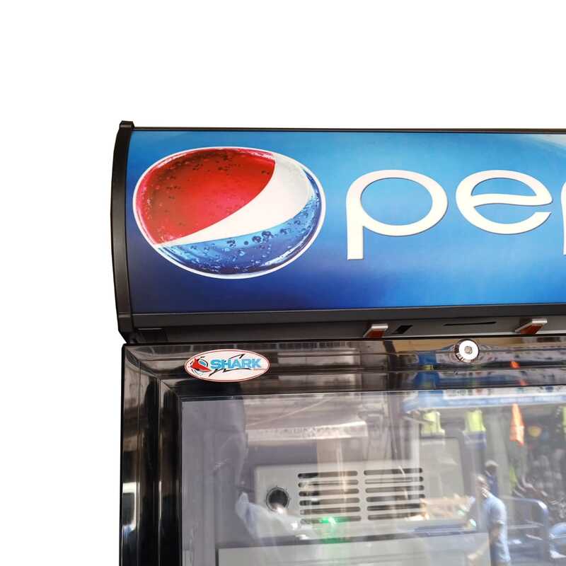 REFRIGERATEUR SHARK 380LITRES 1 PORTE VITRINE CRF-630NF