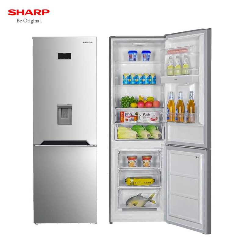 REFRIGERATEUR SHARP COMBINE 3TIROIRS SILVER SJ-BG415