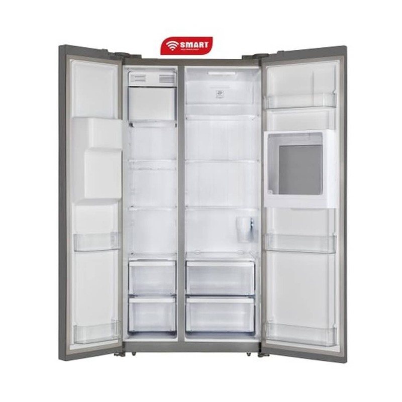 REFRIGERATEUR SMART TECHNOLOGY SIDE BY SIDE ET GLACON 2PORTES 556L