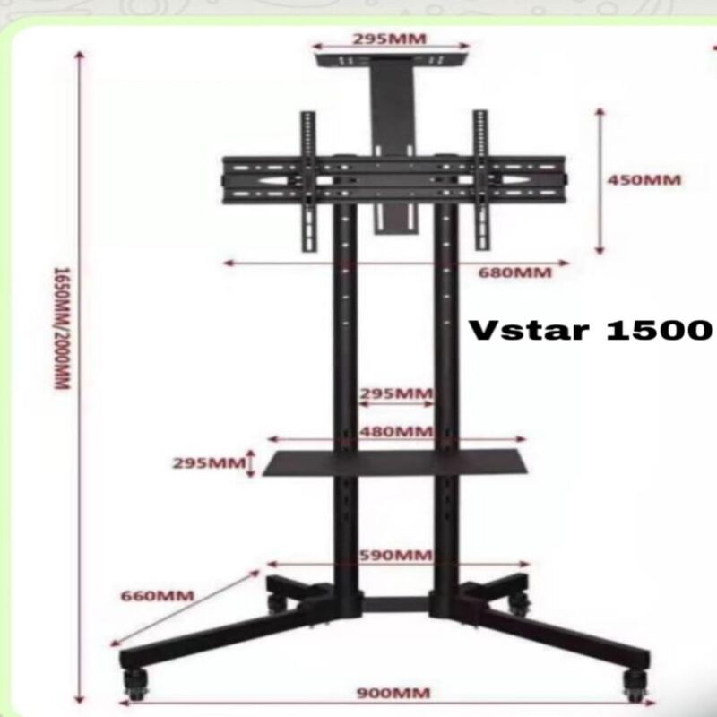 TABLE SUPPORT TELEVISEUR 32-65 POUCES VSTAR 1500