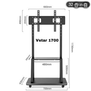 TABLE SUPPORT TELEVISEUR 32-75 POUCES VSTAR 1700