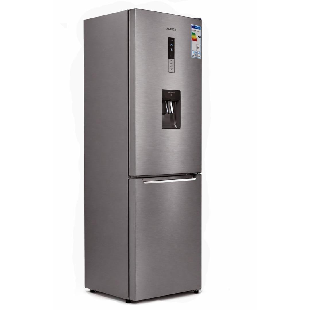 REFRIGERATEUR ASTECH COMBINE 3TIROIRS 322LITRES NO FROST AVEC FONTAINE SILVER FC378INOOG
