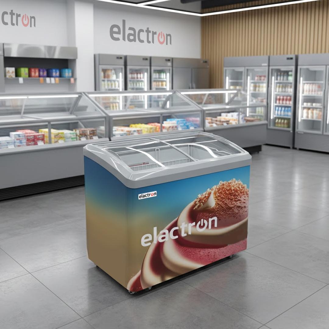 CONGELATEUR ELACTRON HORIZONTAL VITRINE 250LITRES SD-165BY