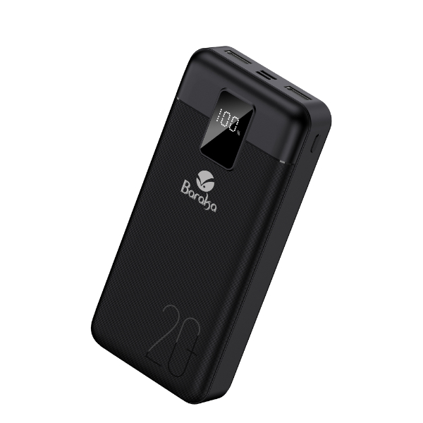 Power Bank 20000mAh Noir Avec 1 Entrée Micro/Type-C Et 2 Sorties USB – Image 4