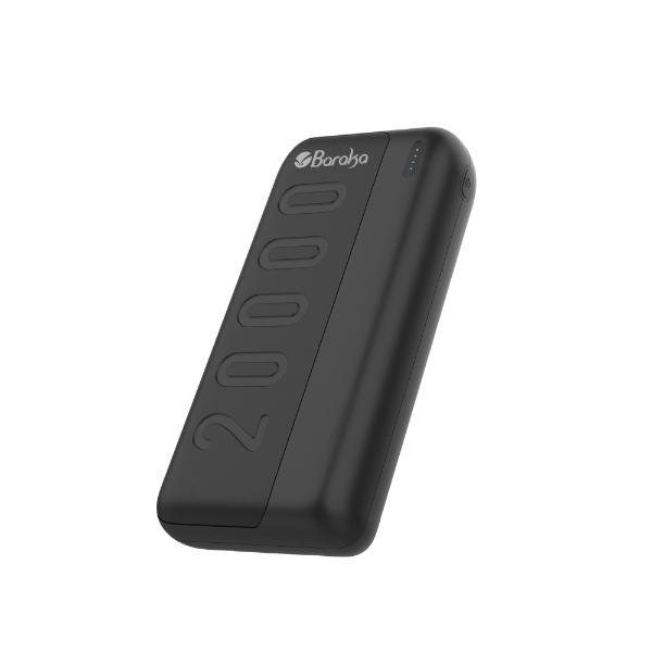 Power Bank 20000mAh Noir Avec 1 Entrée Micro/Type-C Et 2 Sorties USB – Image 3