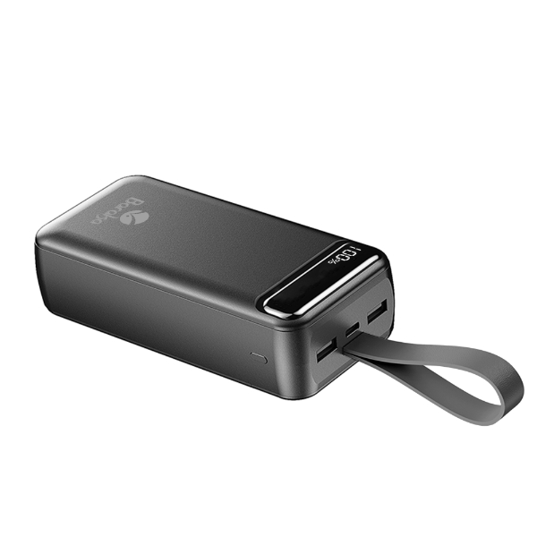 Power Bank 30000mAh Noir Avec 1 Entrée Micro/Type-C Et 2 Sorties USB – Image 3