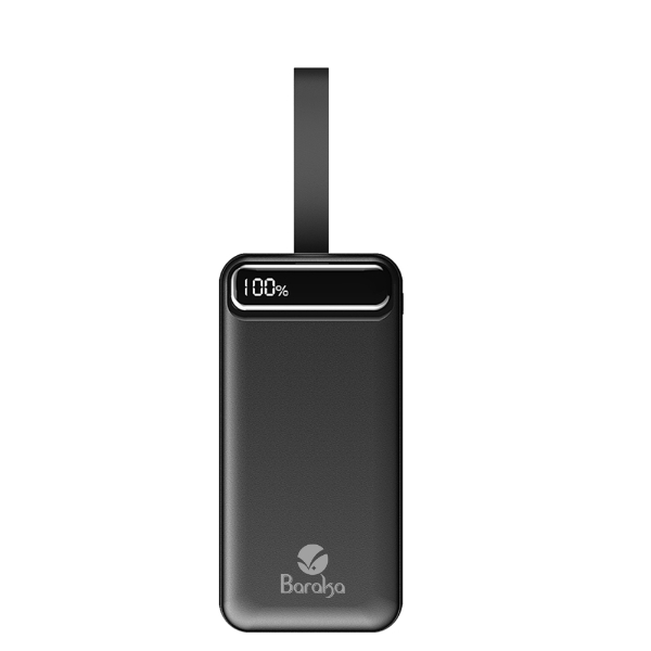 Power Bank 30000mAh Noir Avec 1 Entrée Micro/Type-C Et 2 Sorties USB – Image 5