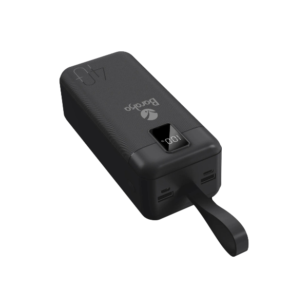 Power Bank 40000mAh Noir Avec 1 Entrée Micro/Type-C Et 2 Sorties USB – Image 2