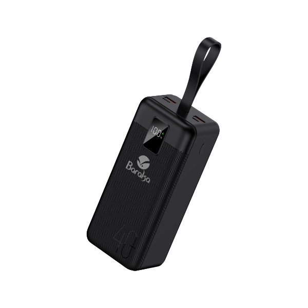 Power Bank 40000mAh Noir Avec 1 Entrée Micro/Type-C Et 2 Sorties USB – Image 4