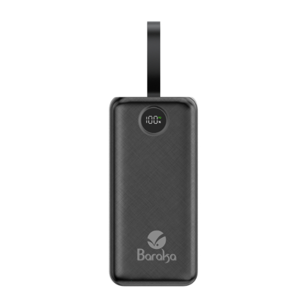 Power Bank 50000mAh Noir Avec 1 Entrée Micro/Type-C Et 4 Sorties USB – Image 2