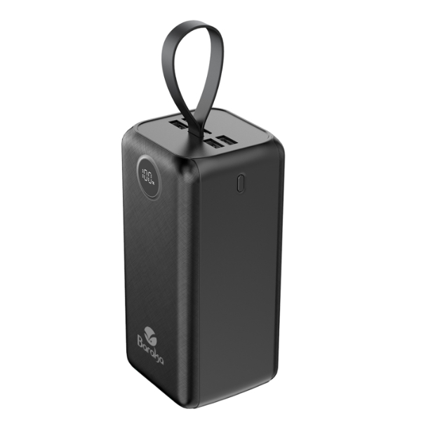 Power Bank 50000mAh Noir Avec 1 Entrée Micro/Type-C Et 4 Sorties USB – Image 5