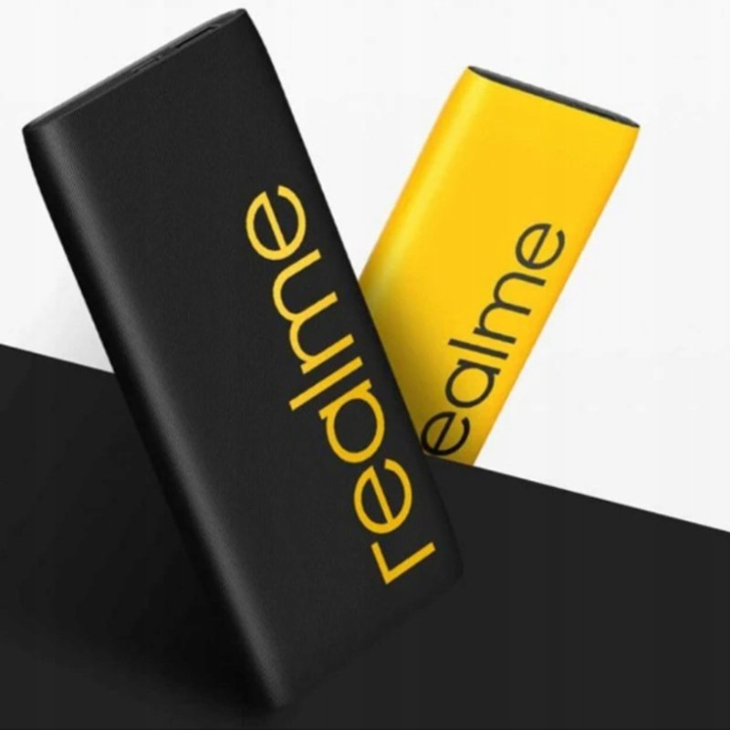 Power Bank 10000mAh Noir Avec 1 Entrée Micro/Type-C Et 2 Sorties USB
