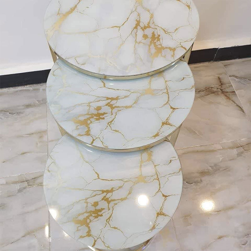 TABLE BASSE CAFE 3PIECES