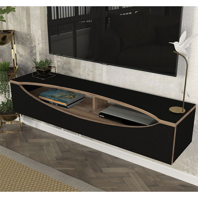 TABLE TELEVISEUR GIEZA NOIR T102N