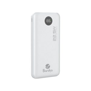 Power Bank 10000mAh Blanc Avec 1 Entrée Micro/Type-C Et 1 Sortie Type-C + 2 Sorties USB
