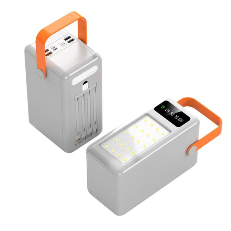 Power Bank 120000MAH Avec 1 Entrée Micro/Type-C Et 4 Sorties USB