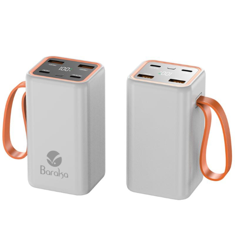 Power Bank 20000MAH Avec 1 Entrée Micro/Type-C Et 4 Sorties USB