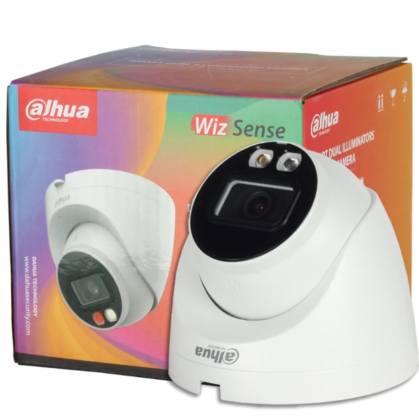 Oeil Caméra IP Intérieure 4 MP Avec Microphone intégré IR couleur à double éclairage, Dahua IPC-HDW2449T-S-IL – Image 3