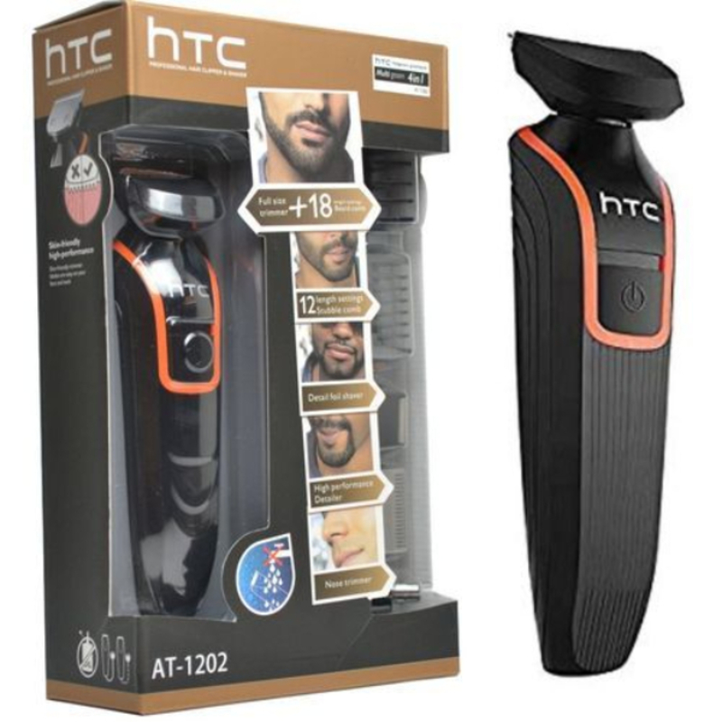 Tondeuse à cheveux rechargeable et rasoir HTC AT-1202