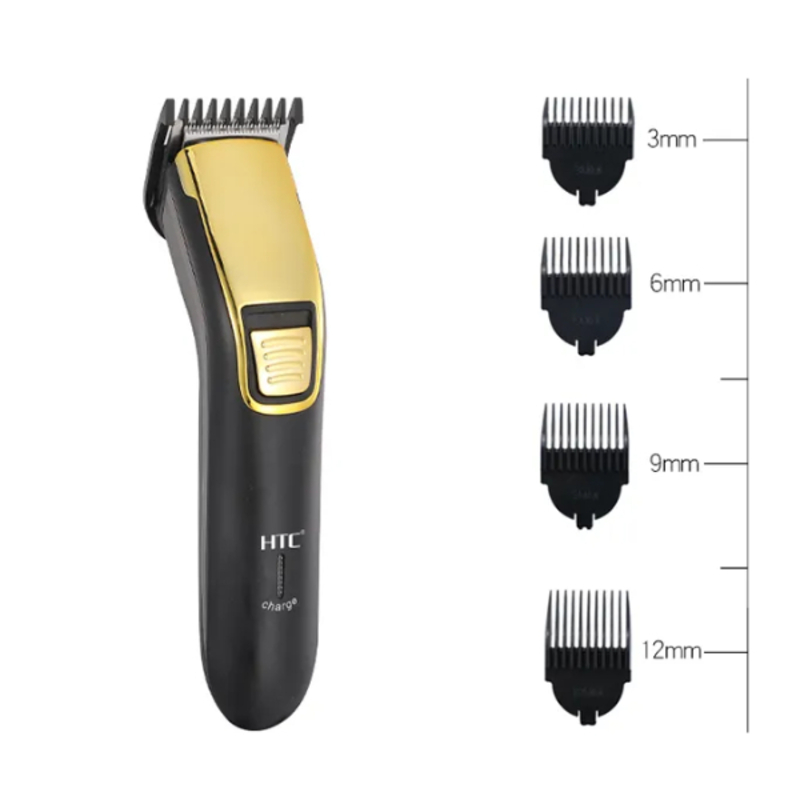 tondeuse à cheveux électrique, Appareil de coiffure rechargeable pour barbe, corps ETC. HTC AT-213