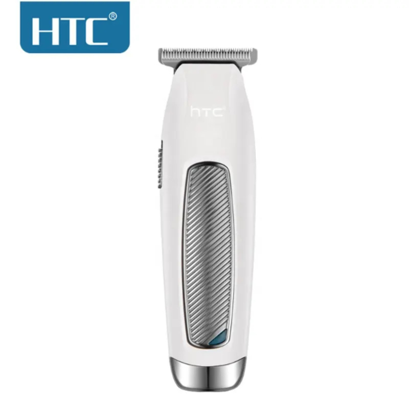 Tondeuse À Barbe Et Cheveux Professionnelle Sans Fil, Charge USB, Lame en T, Coupe Zéro, Avec Batterie Au Lithium, Forte Puissance HTC AT-229C