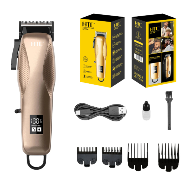 Tondeuse sans fil rechargeable HTC AT-706